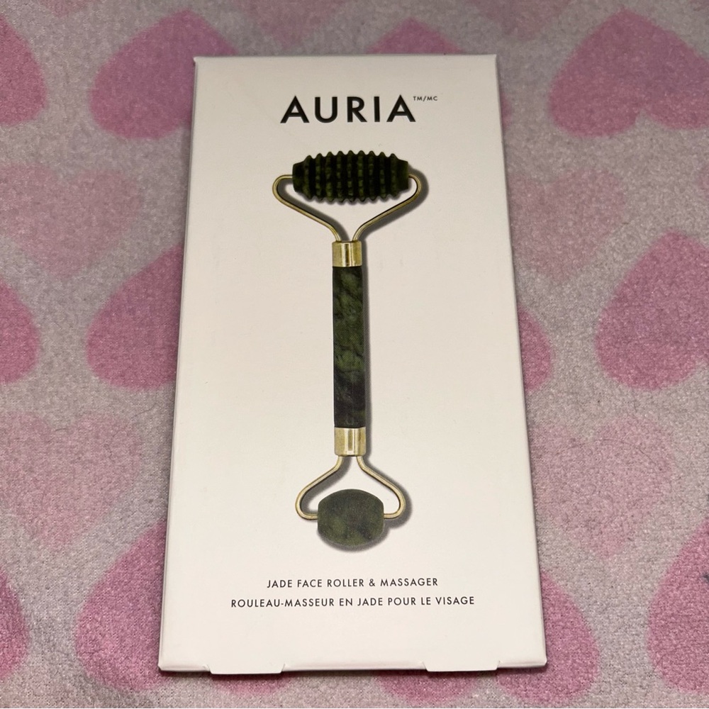 Auria Jade Face Roller and Massager Brand New Unopened
